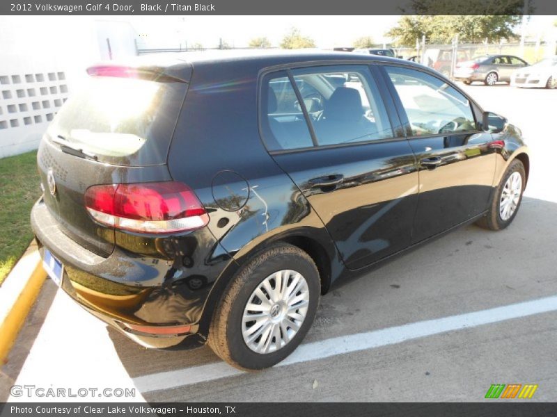 Black / Titan Black 2012 Volkswagen Golf 4 Door
