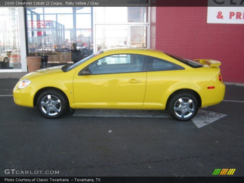Rally Yellow / Gray 2006 Chevrolet Cobalt LS Coupe
