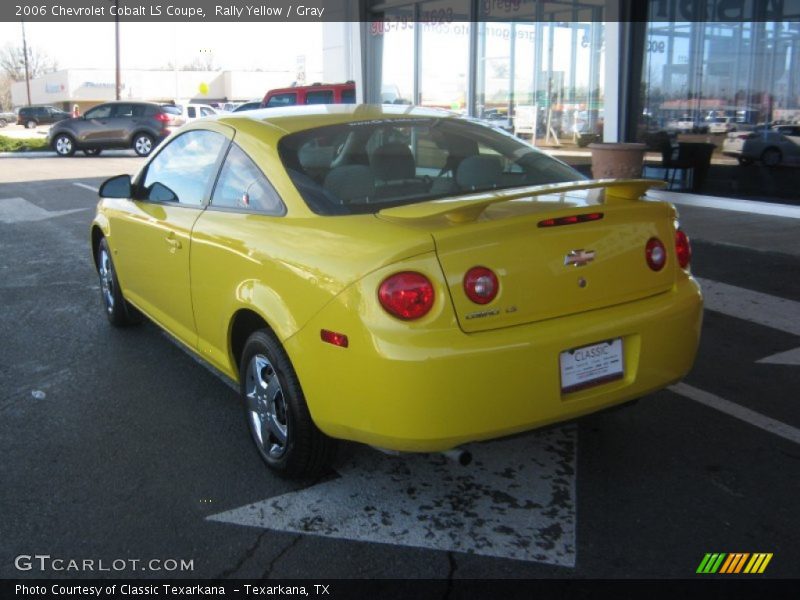 Rally Yellow / Gray 2006 Chevrolet Cobalt LS Coupe