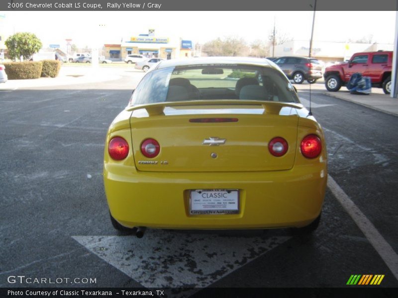 Rally Yellow / Gray 2006 Chevrolet Cobalt LS Coupe