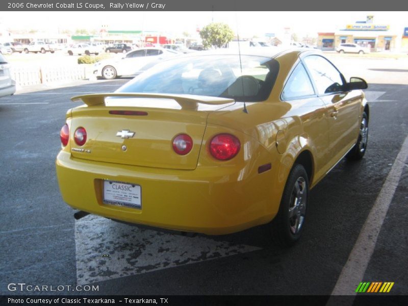 Rally Yellow / Gray 2006 Chevrolet Cobalt LS Coupe