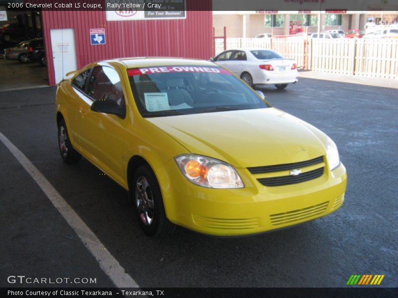 Rally Yellow / Gray 2006 Chevrolet Cobalt LS Coupe