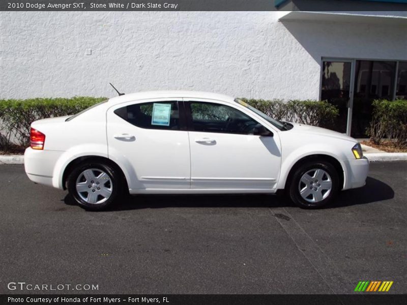 Stone White / Dark Slate Gray 2010 Dodge Avenger SXT