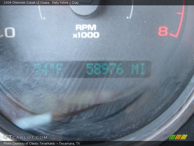 Rally Yellow / Gray 2006 Chevrolet Cobalt LS Coupe