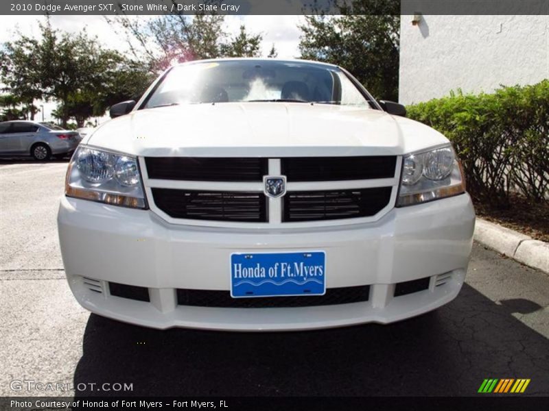 Stone White / Dark Slate Gray 2010 Dodge Avenger SXT