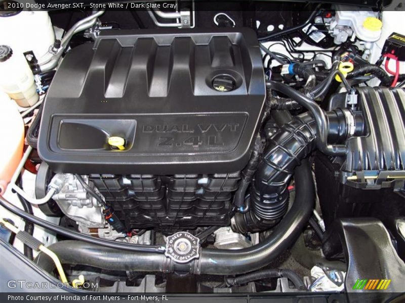 Stone White / Dark Slate Gray 2010 Dodge Avenger SXT