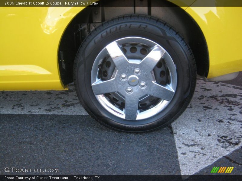 Rally Yellow / Gray 2006 Chevrolet Cobalt LS Coupe