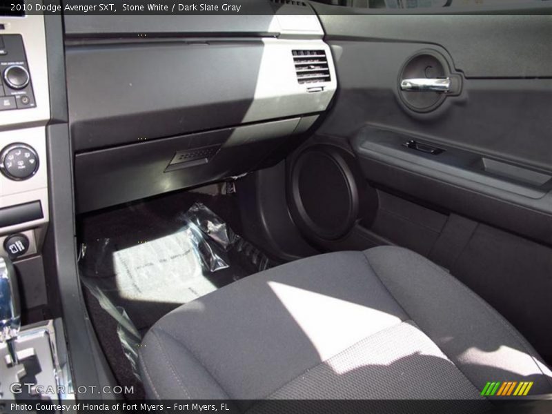 Stone White / Dark Slate Gray 2010 Dodge Avenger SXT