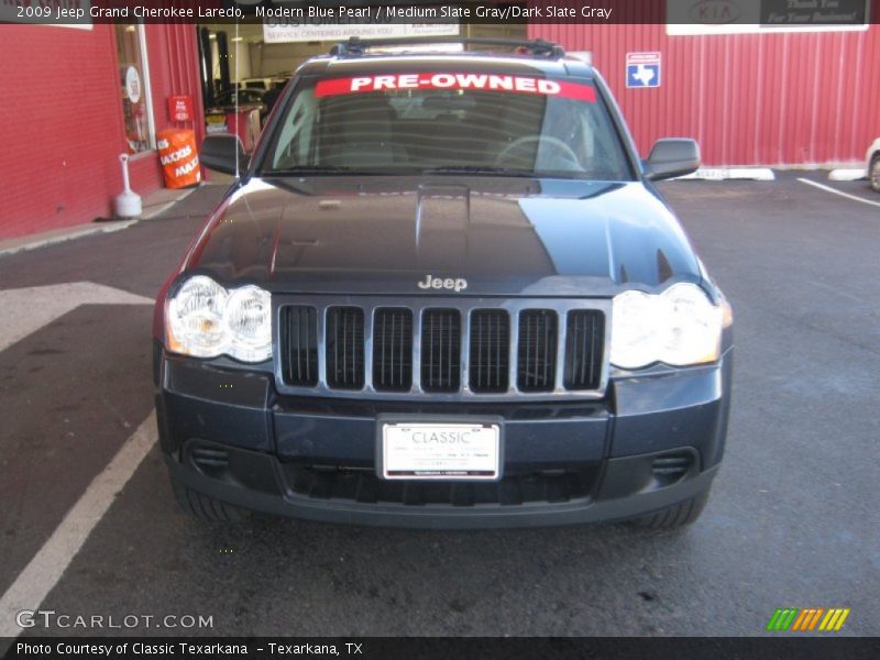 Modern Blue Pearl / Medium Slate Gray/Dark Slate Gray 2009 Jeep Grand Cherokee Laredo