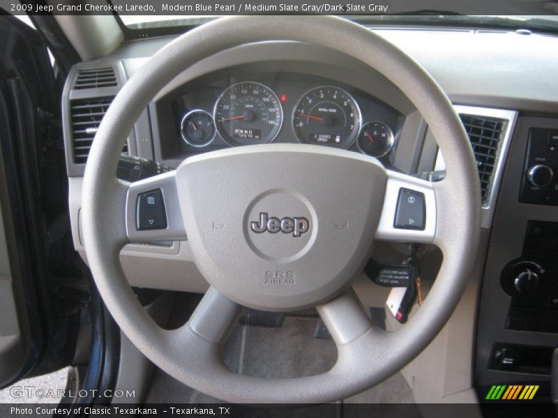 Modern Blue Pearl / Medium Slate Gray/Dark Slate Gray 2009 Jeep Grand Cherokee Laredo