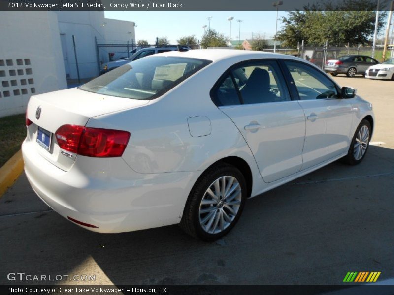 Candy White / Titan Black 2012 Volkswagen Jetta SEL Sedan