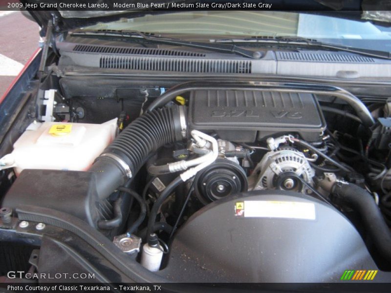 Modern Blue Pearl / Medium Slate Gray/Dark Slate Gray 2009 Jeep Grand Cherokee Laredo