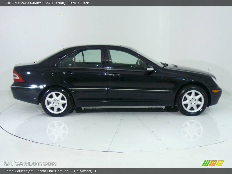 Black / Black 2002 Mercedes-Benz C 240 Sedan