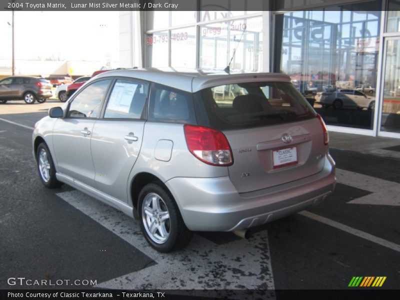 Lunar Mist Silver Metallic / Dark Gray 2004 Toyota Matrix