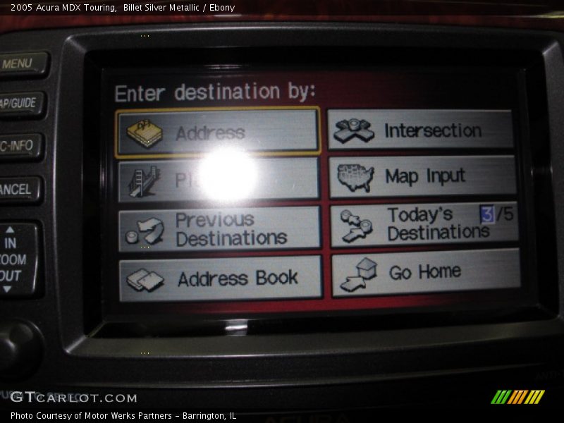 Billet Silver Metallic / Ebony 2005 Acura MDX Touring