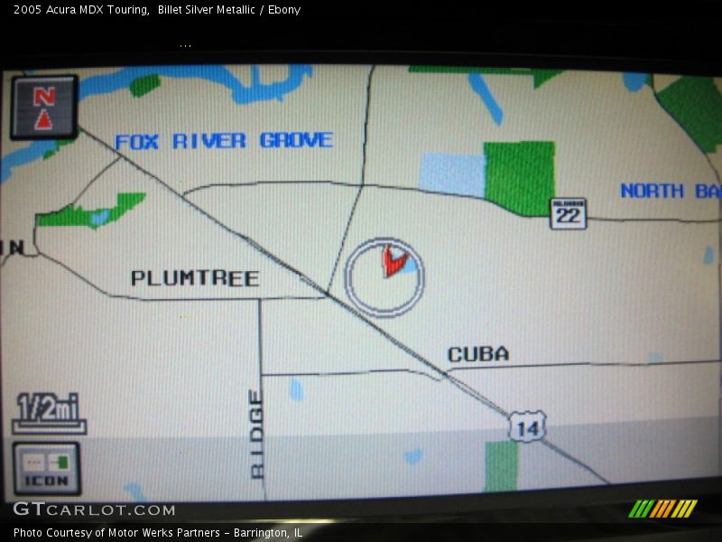 Billet Silver Metallic / Ebony 2005 Acura MDX Touring