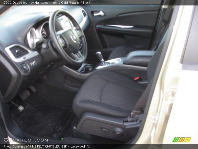 White Gold Metallic / Black 2011 Dodge Journey Mainstreet