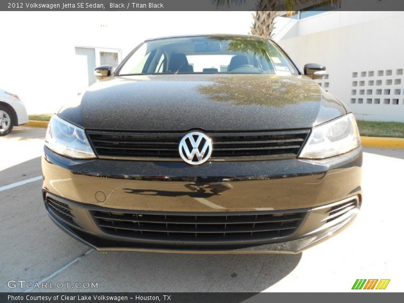 Black / Titan Black 2012 Volkswagen Jetta SE Sedan