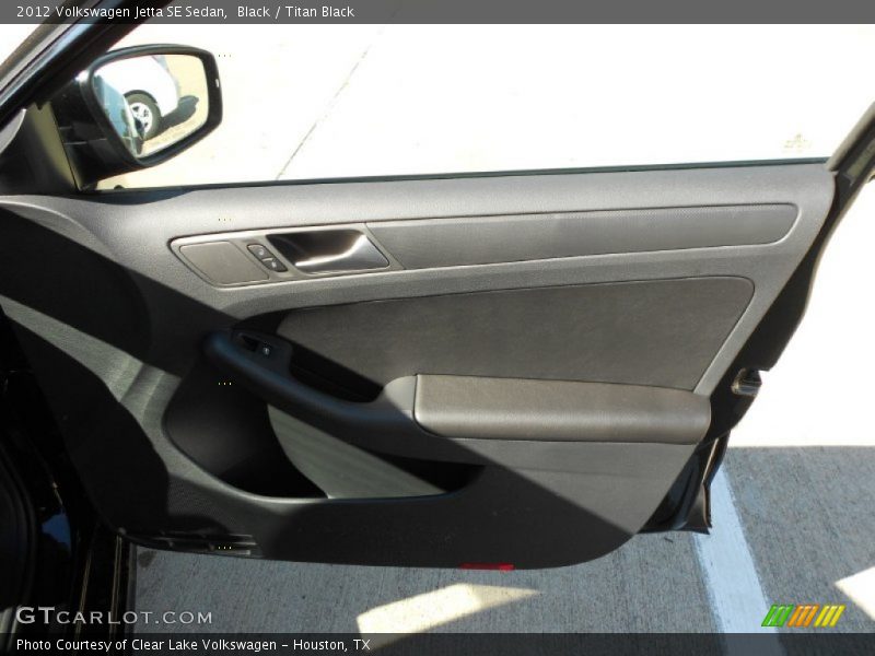 Black / Titan Black 2012 Volkswagen Jetta SE Sedan