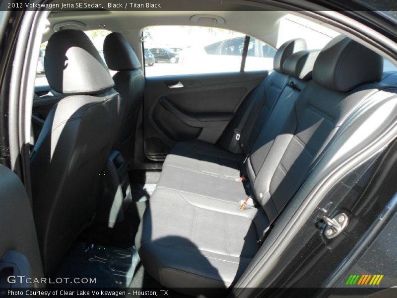 Black / Titan Black 2012 Volkswagen Jetta SE Sedan