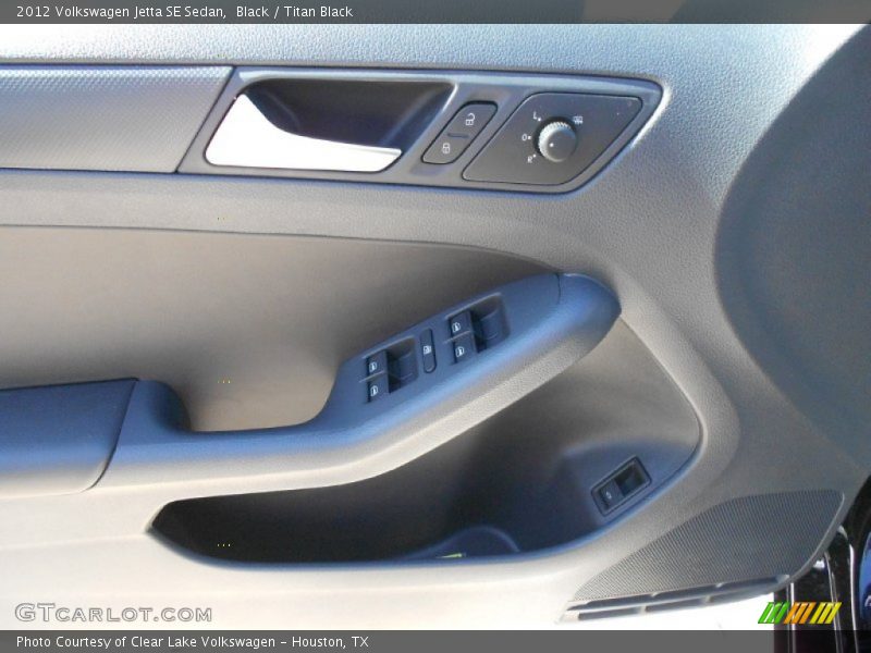 Black / Titan Black 2012 Volkswagen Jetta SE Sedan