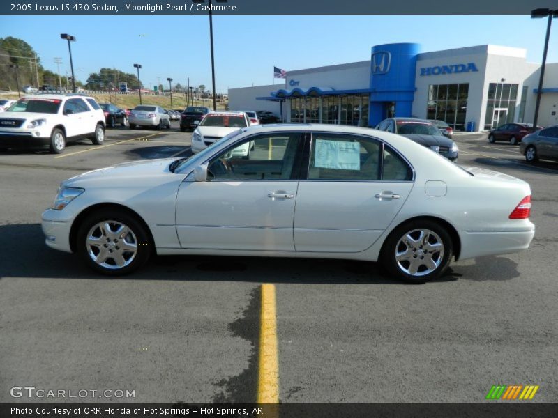 Moonlight Pearl / Cashmere 2005 Lexus LS 430 Sedan
