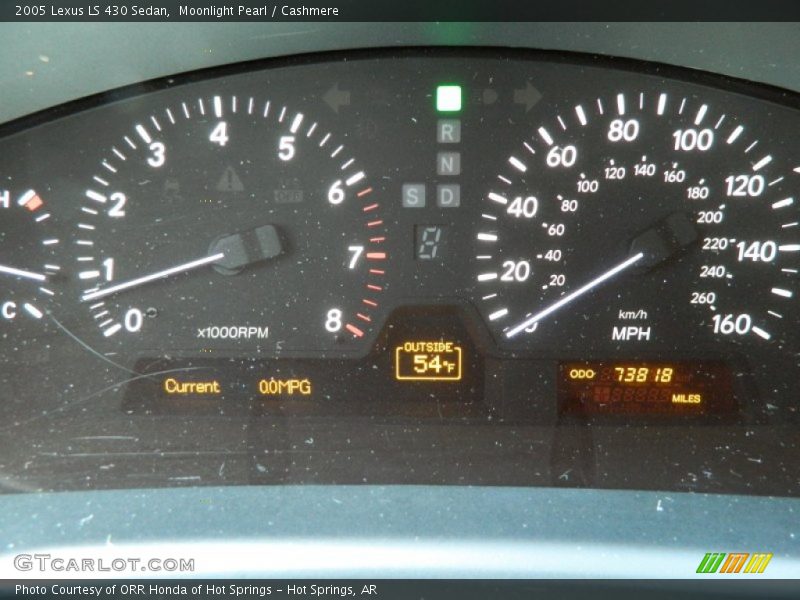 Moonlight Pearl / Cashmere 2005 Lexus LS 430 Sedan