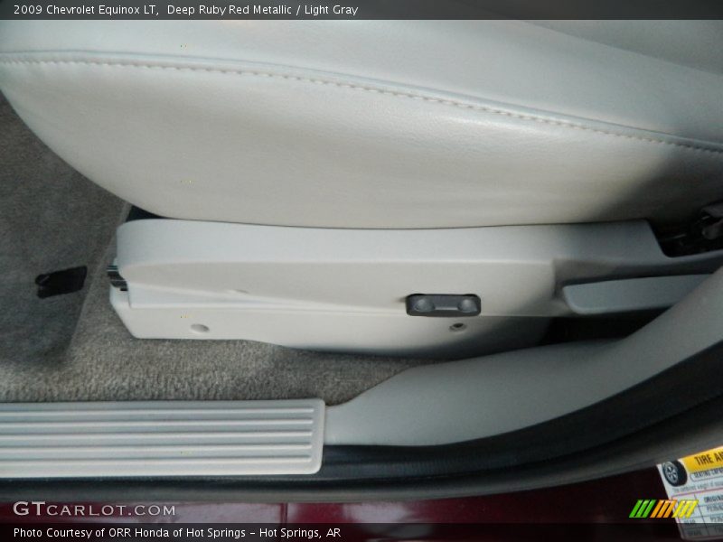 Deep Ruby Red Metallic / Light Gray 2009 Chevrolet Equinox LT