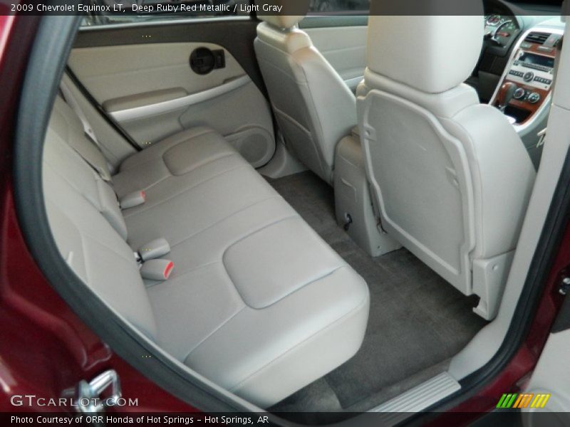 Deep Ruby Red Metallic / Light Gray 2009 Chevrolet Equinox LT