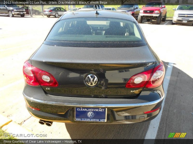 Urano Gray Metallic / Black/Cornsilk Beige 2012 Volkswagen CC Lux Plus