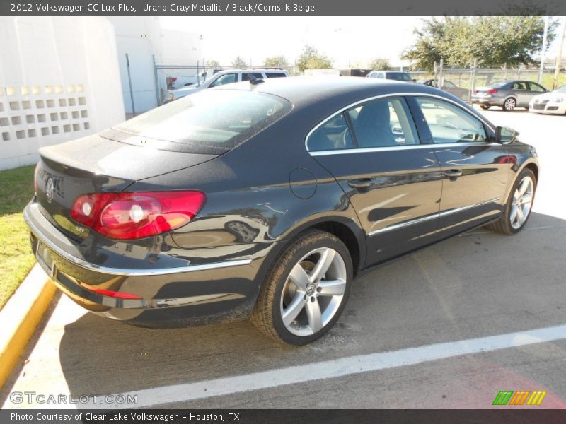 Urano Gray Metallic / Black/Cornsilk Beige 2012 Volkswagen CC Lux Plus