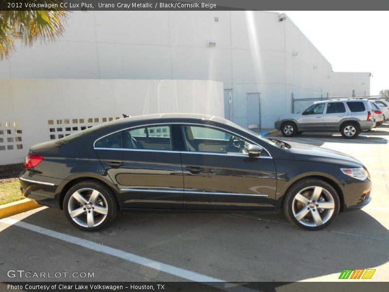 Urano Gray Metallic / Black/Cornsilk Beige 2012 Volkswagen CC Lux Plus