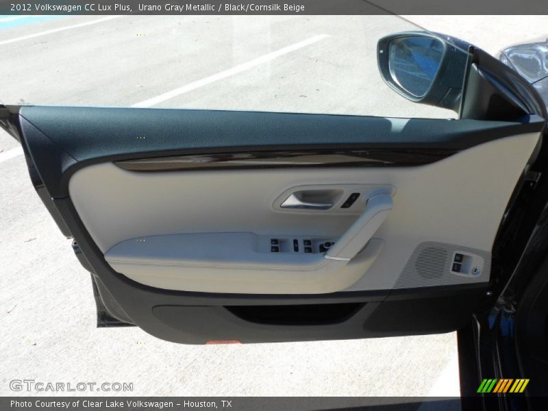 Urano Gray Metallic / Black/Cornsilk Beige 2012 Volkswagen CC Lux Plus