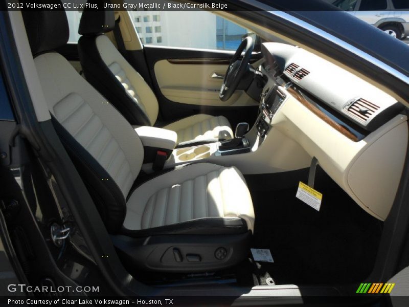 Urano Gray Metallic / Black/Cornsilk Beige 2012 Volkswagen CC Lux Plus
