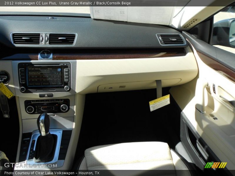 Urano Gray Metallic / Black/Cornsilk Beige 2012 Volkswagen CC Lux Plus
