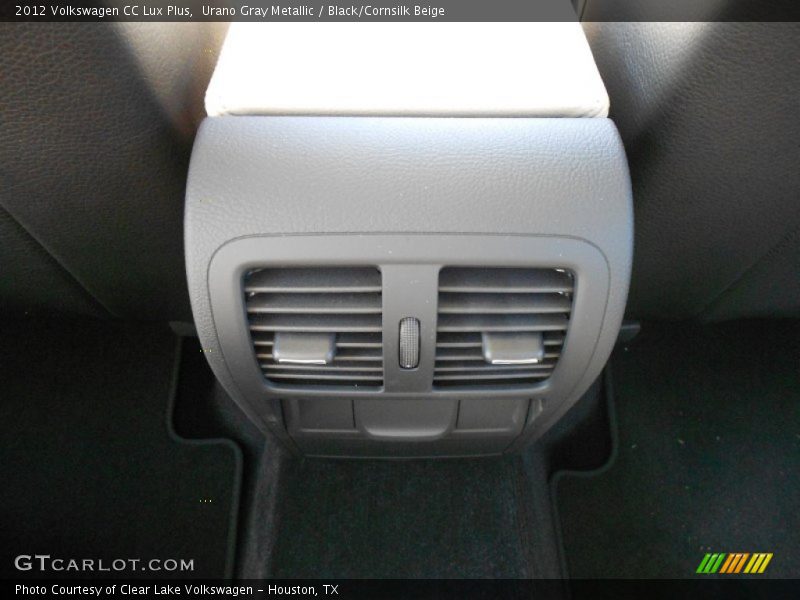 Urano Gray Metallic / Black/Cornsilk Beige 2012 Volkswagen CC Lux Plus