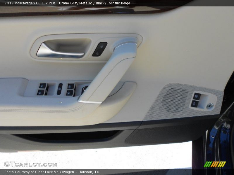 Urano Gray Metallic / Black/Cornsilk Beige 2012 Volkswagen CC Lux Plus