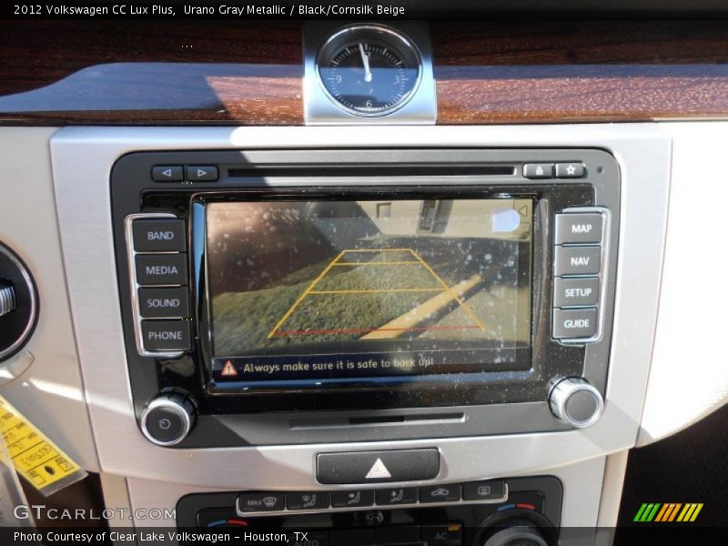 Urano Gray Metallic / Black/Cornsilk Beige 2012 Volkswagen CC Lux Plus