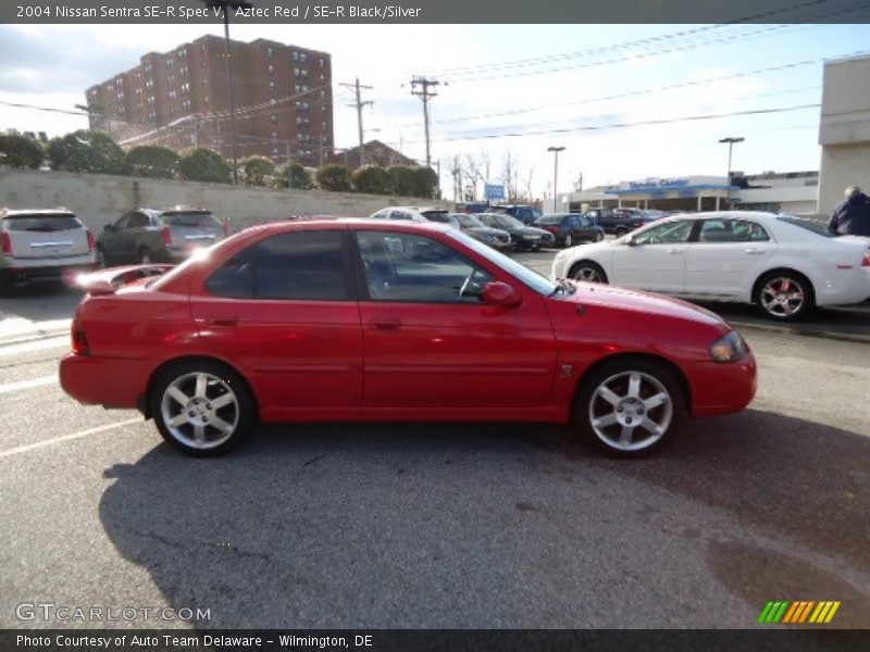 Aztec Red / SE-R Black/Silver 2004 Nissan Sentra SE-R Spec V