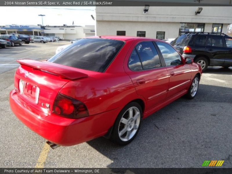 Aztec Red / SE-R Black/Silver 2004 Nissan Sentra SE-R Spec V