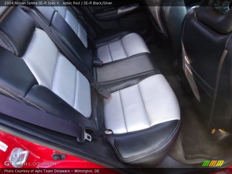  2004 Sentra SE-R Spec V SE-R Black/Silver Interior