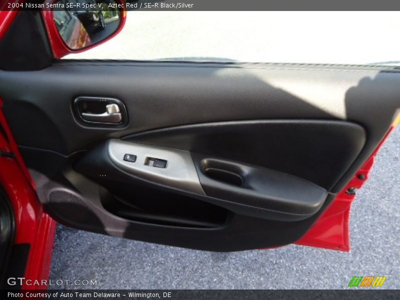 Aztec Red / SE-R Black/Silver 2004 Nissan Sentra SE-R Spec V