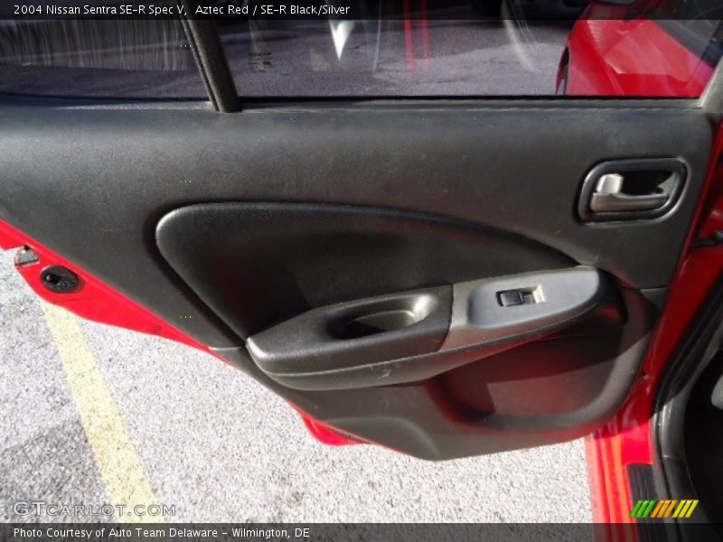 Aztec Red / SE-R Black/Silver 2004 Nissan Sentra SE-R Spec V
