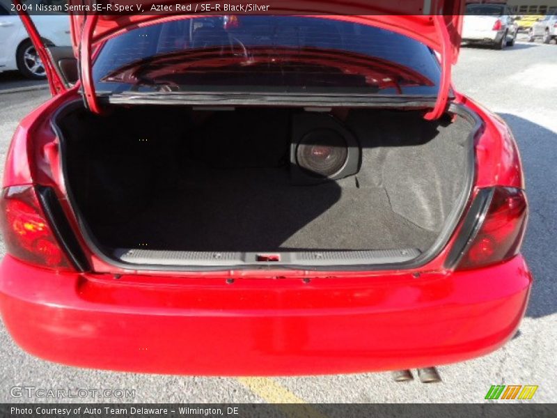 Aztec Red / SE-R Black/Silver 2004 Nissan Sentra SE-R Spec V