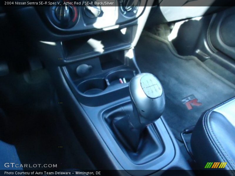 Aztec Red / SE-R Black/Silver 2004 Nissan Sentra SE-R Spec V