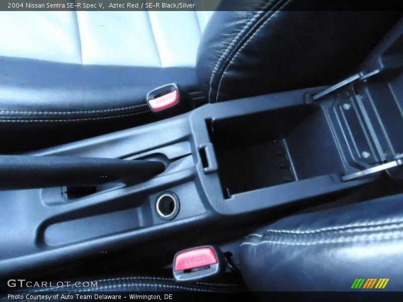 Aztec Red / SE-R Black/Silver 2004 Nissan Sentra SE-R Spec V