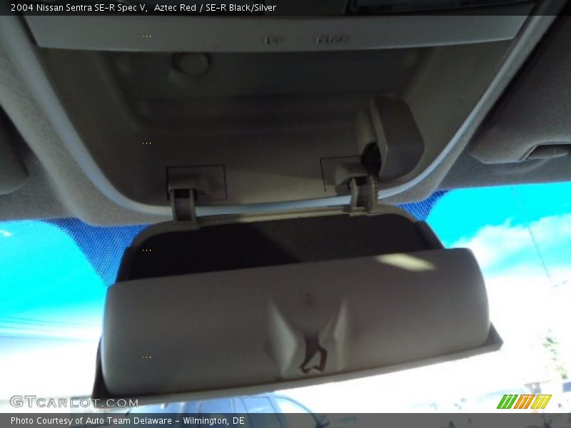 Aztec Red / SE-R Black/Silver 2004 Nissan Sentra SE-R Spec V