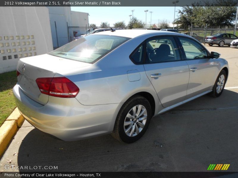 Reflex Silver Metallic / Titan Black 2012 Volkswagen Passat 2.5L S