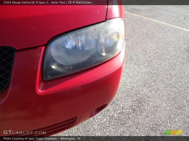 Aztec Red / SE-R Black/Silver 2004 Nissan Sentra SE-R Spec V