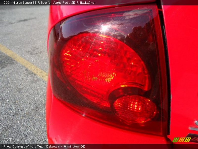 Aztec Red / SE-R Black/Silver 2004 Nissan Sentra SE-R Spec V